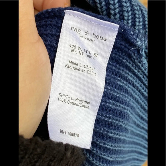 Rag & Bone Dana Cold Shoulder Sweater Small - Picture 7 of 13